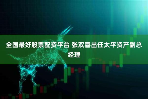 全国最好股票配资平台 张双喜出任太平资产副总经理